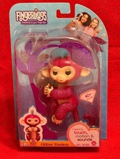 Fingerlings Glitter Monkey "Raz" 40 Sounds Reacts to Touch Motion  Sounds NEW