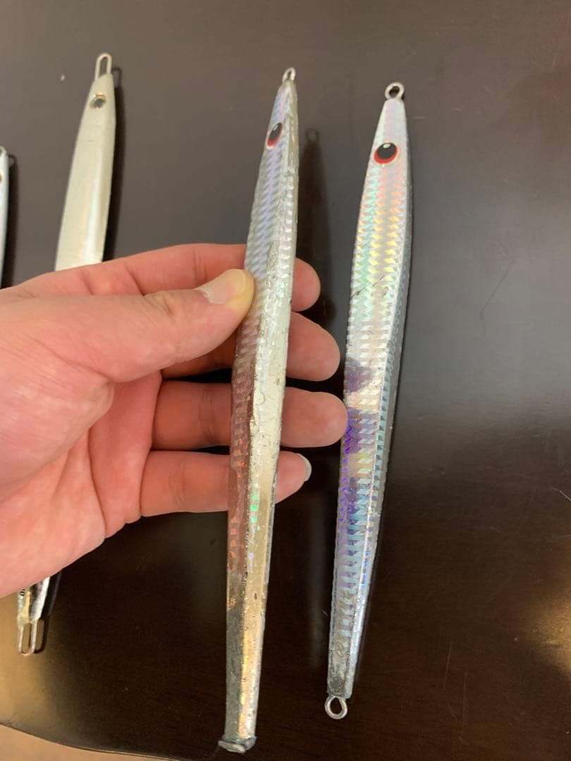 Akashi Silver Jig Tati Pattern 145-350g Blue Used/New NCNR - Image 4