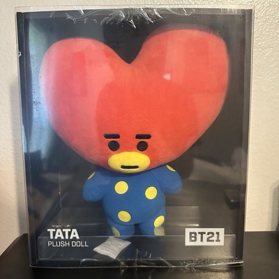 BT21 Character Plush TATA Standing Doll Medium Size  Official 