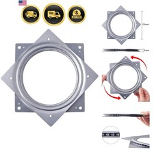 6" Lazy Susan Turntable 500 LBS pounds Steel Ball Bearing Rotating Tray Stron...