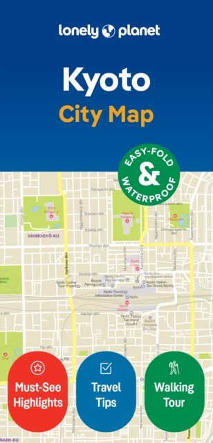 Lonely Planet Kyoto City Map by Lonely Planet (Sheet map, folded) - Image 3