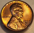 1958 D 1C RD Lincoln Wheat Penny Cent! Gorgeous Coin! Look At The Details