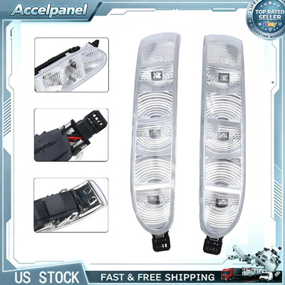 Pair Left Right Side Mirror Turn Signal Lights For Mercedes-Benz S/CL-Class W220