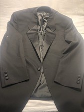 Pierre Balmain Tuxedo Jacket 100 Wool Black Size 42 Regular