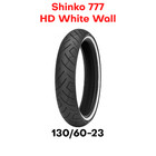 New Shinko 777 SR777 Motorcycle Tire Front White 130/60-23 23" 130 60 23 HD 75H