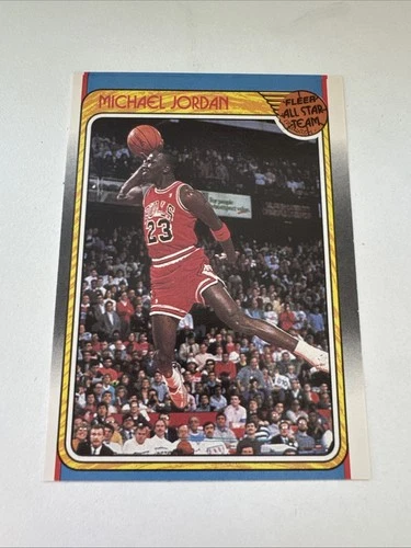 1988-89 Fleer #120 Michael Jordan All-Star Chicago Bulls HOF