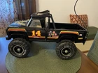 Tonka Black Pickup Truck pressed steel #14 Rally Blackbird 4x4 Ford F150 VTG