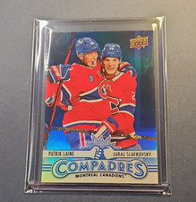 Upper Deck 2025-26 Series 1 Compadres Insert CM-8 Laine Slafkovsky Canadiens