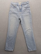 Madewell The Perfect Vintage Jeans Womens 27 Light Wash High Rise Straight Denim