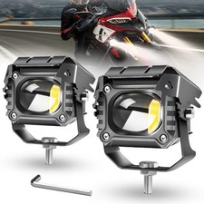Motorcycle Fog Lights Motorcycle Auxiliary D6 Motorcycle Fog Lights White