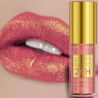 14 Colors Glitter Lip Gloss Set Shiny Long Lasting Waterproof Liquid Lipstick