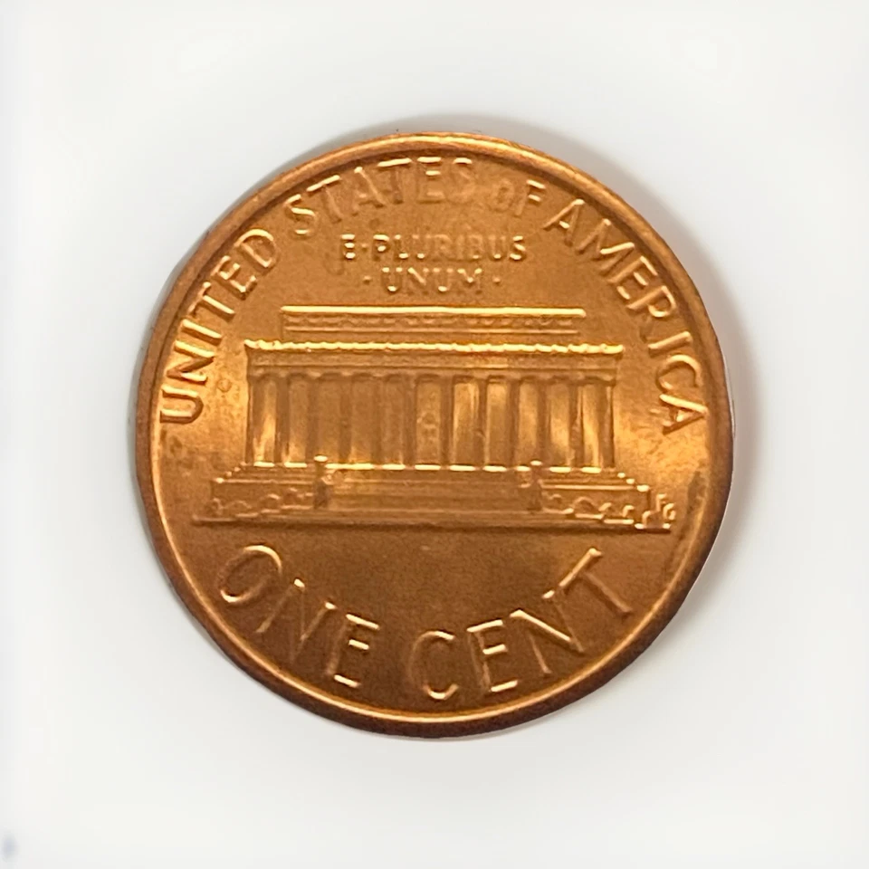 Centavo conmemorativo Lincoln 1986 D/D centavo marca de ceca error Foto 3 de 3