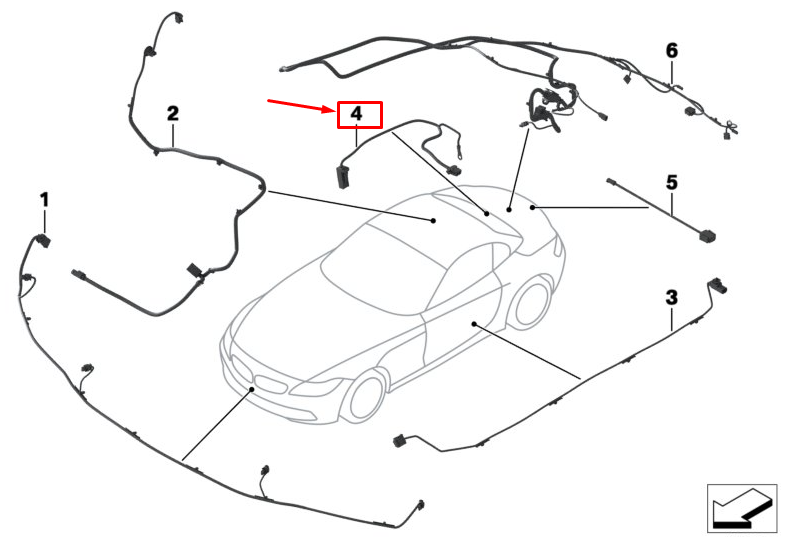 FAISCEAU DE CÂBLAGE DE POMPE HYDRAULIQUE TOUT NEUF POUR BMW Z4 ROADSTER E89