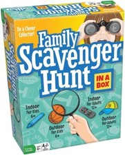 Family Scavenger Hunt, Indoor Outdoor Game, 280 Cards, Ages 6