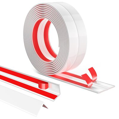 Wall Corner Protector Peel and Stick Wall Molding Trim Flexible Self Adhesive...