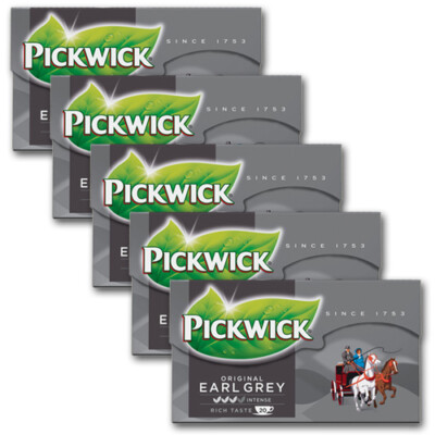 Pickwick Earl Grey Tee; 5x20 Teebeutel à 2 Gramm