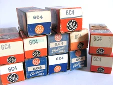 One GE 6C4 Triode Tube - Price is for ONE tube, New Old Stock / New In Box