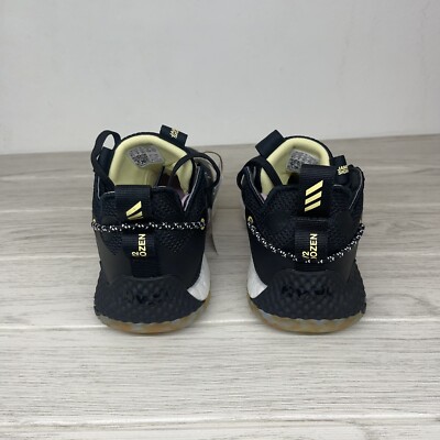 Adidas Harden Vol 6 Shoes Mens Low Basketball Black Gold  display picture 2