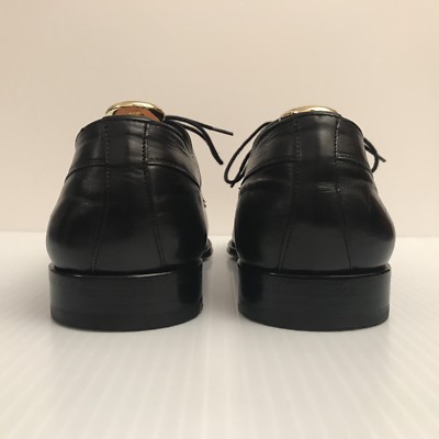 MEZLAN Hundley II 12801 Mens Black Leather Apron Toe Oxford Size 9M Mezlan | Shoes | Mezlan Hundley Ii Black Leather Apron Split  main image 2