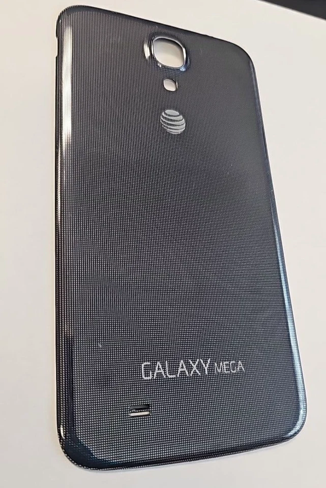 Cubierta de repuesto azul para puerta trasera de batería para Samsung Galaxy Mega I9152 6,3" OEM Foto 2 de 4