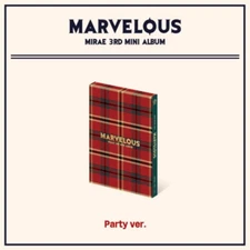 MIRAE 3rd Mini Album [Marvelous] Party Ver. CD+P.Book+3p Card+Sticker+Time Table