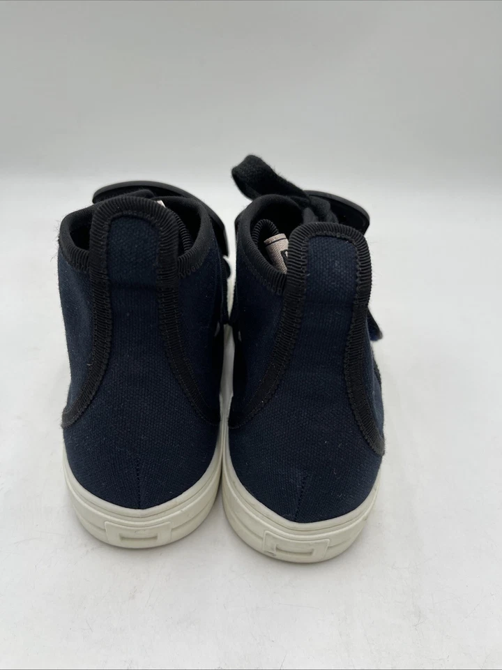 Zapatillas altas Roger Vivier Baby Viv azul marino de lona con cordones para mujer talla 37,5” Foto 4 de 4