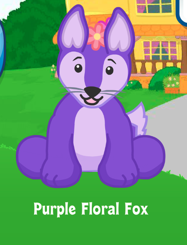 webkinz floral fox