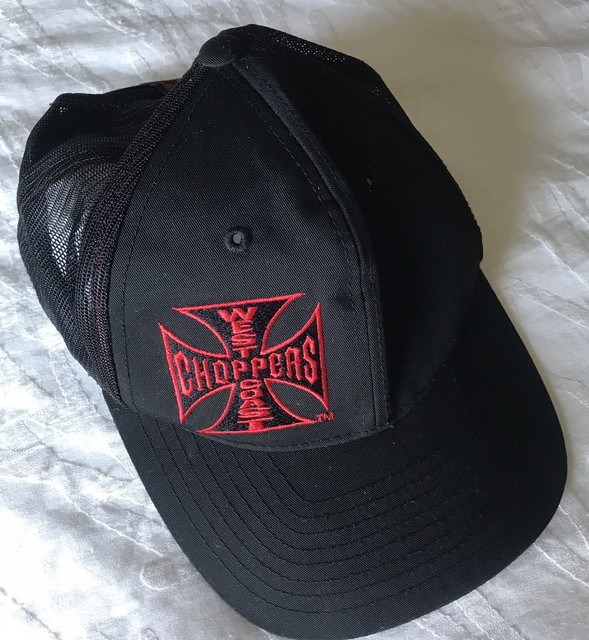 Vintage West Coast Choppers Motorcycle Jesse James SnapBack Mesh Hat