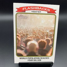 2023 Topps Heritage #NF-2 Flashbacks: World Population Reaches Four Billion