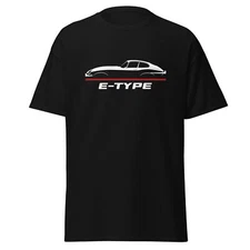 Premium T-Shirt For Jaguar E-Type 1961-1968 Car Fans Birthday Gift