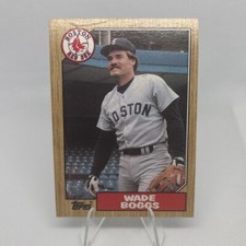 Wade Boggs 1987 Topps #150 MLB Boston Red Sox Baseball Card VTG