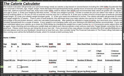The Calorie Calculator and Bulk Cut Guide with Recipes. Weight Loss ...