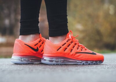 NIKE Air Max 2016 Wmns Shoes Size 6.5 806772-800 Hyper Orange