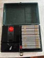 Stereo Realist ST-61 3-D Slide Viewer with Case & 28 Interesting 1958 Slides VTG