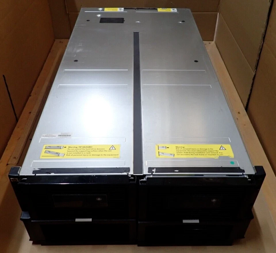 HP D6000 70-Bay 70x 8TB HDD 5U Disk Enclosure + Dual 6G SAS I/O Modules - QQ695A - Image 2 of 4