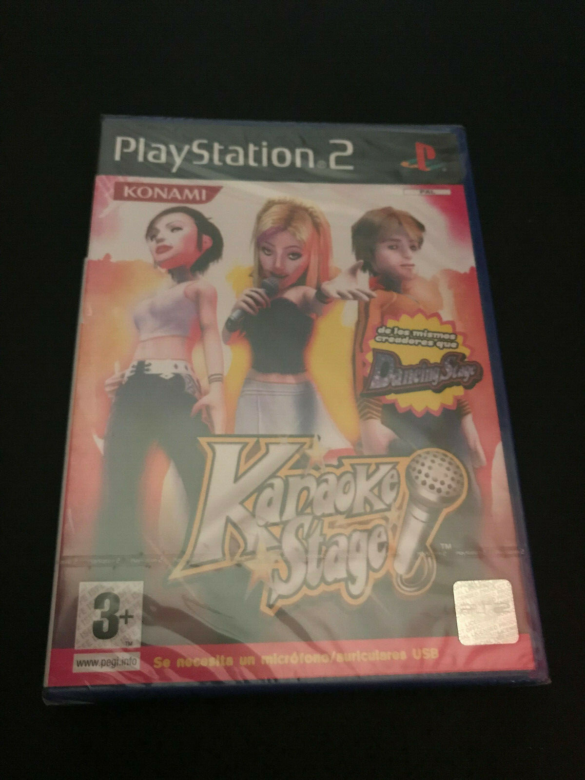 Karaoke Stage PS2 Play Station 2 PAL ESPAGNOL Neuf Sous Blister