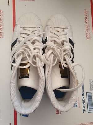 Sz 7 Adidas Mens Pro Model S85956 White Casual Shoes Sneakers