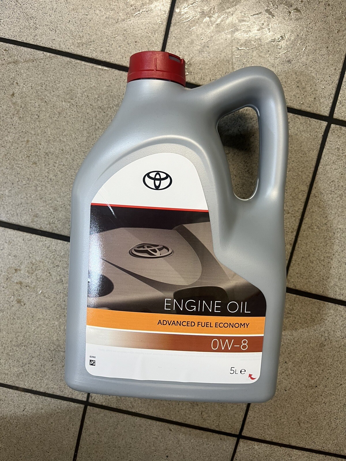 TOYOTA YARIS HYBRID 0W8 ENGINE OIL GENUINE TOYOTA AFE JASO GLV-1 MXPH11 ...