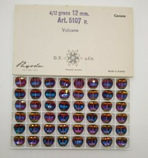 Factory Pack Swarovski Crystal Volcano 12mm Pagoda 5107R Beads; 48pc; Rare