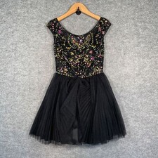 Sherri Hill Dress Womens UK 4 Black Embellished Prom Party Designer Evening 