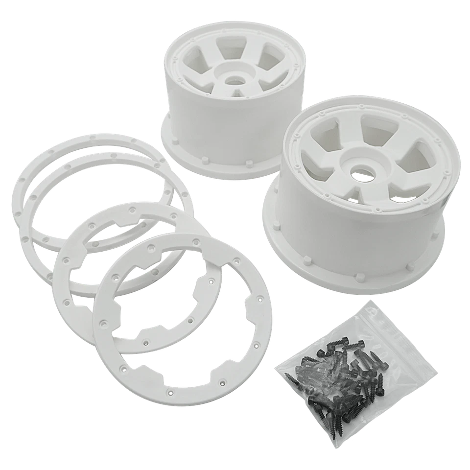 Front Rim Hub with Beadlock Ring for 1/5 HPI Baja 5B KM RV - Image 4 of 4