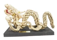 Vintage Japanese Niigata Folk Craft  Sugezaiku Zodiac Dragon Ornament