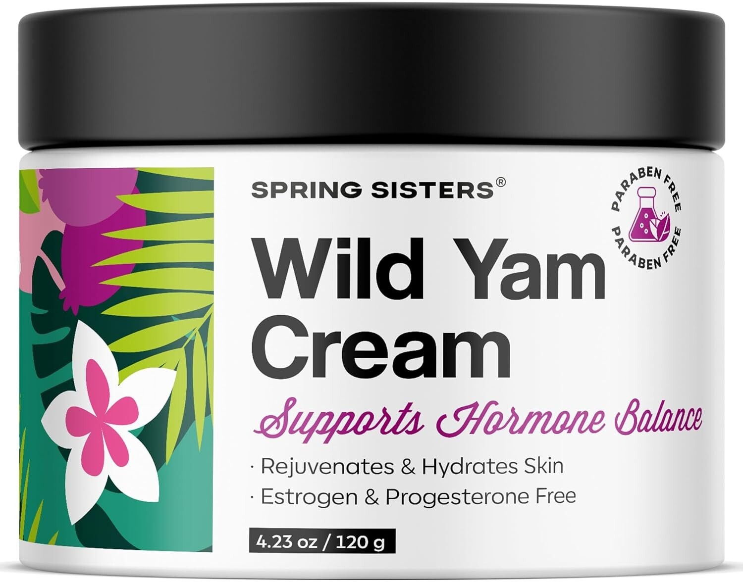 Wild Yam Complex Cream for Hormone Balance, Menopause & PMS Relief - 4.23 oz