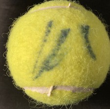 2021 Feliciano Lopez Autographed Signed Tennis Ball Boston Laver Cup COA BSC MT