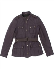 Gas Womens Utility Jacket It 42 Medium Grey Bq63