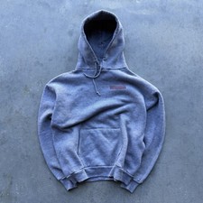 Vintage 1980s Wall Street Journal Hoodie Gray XL Made in USA