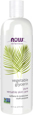 Now Solutions Vegetable Glycerin, 100 Pure, Skin Care, Softening Moisturizing