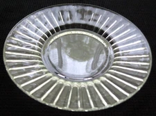 Jeannette Glass Clear National 8" Salad Plate