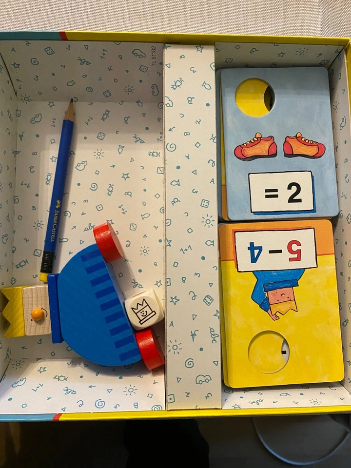 HABA Rechenkönig, Lern Spiel, ab 6 Jahre Gesellschaftsspiel Brettspiel Spiel - Bild 2 von 3