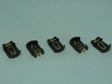 5x Pcs SMD SMT Button Cell Coin Battery Socket Case Holder Box 3V CR2032 CR2025
